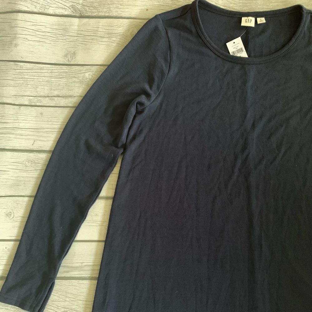 GAP Navy long sleeve dress-NWT-medium - Picture 4 of 7